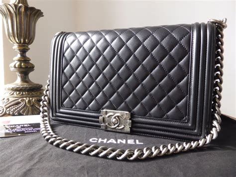 black chanel boy black hardware|chanel leather hardware.